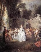 WATTEAU, Antoine Ftes Vnitiennes china oil painting artist